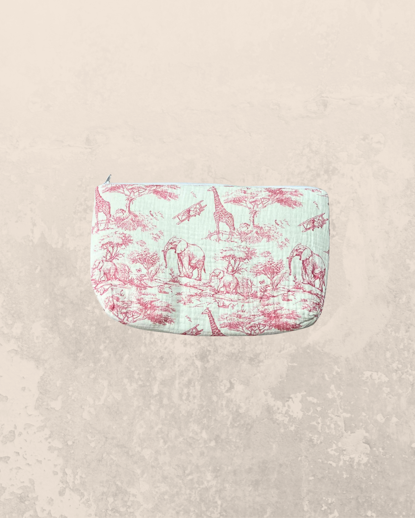 Trousse de toilette en gaze de coton Safari