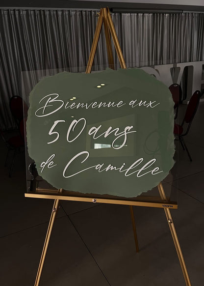 Panneau de bienvenue