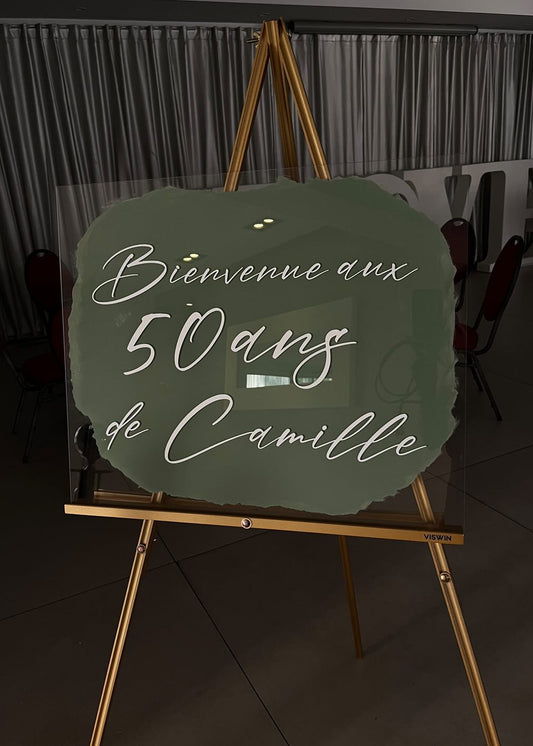 Panneau de bienvenue