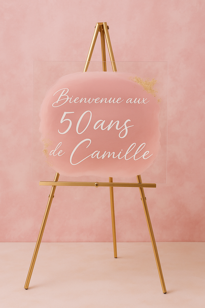 Panneau de bienvenue