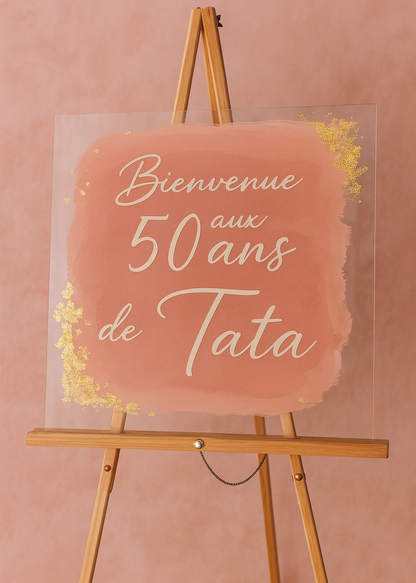 Panneau de bienvenue